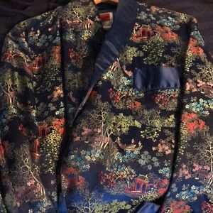 Vintage Kimono Smoking Jacket, circa 1960s